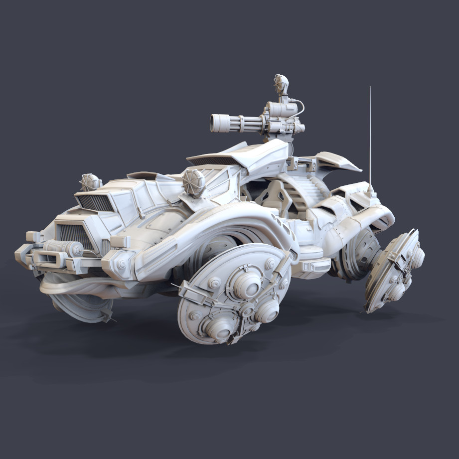 ArtStation - Anti-gravity vehicle