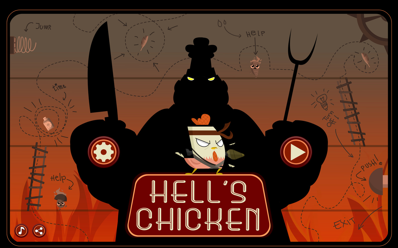 Hell's Chicken - Concept studies
