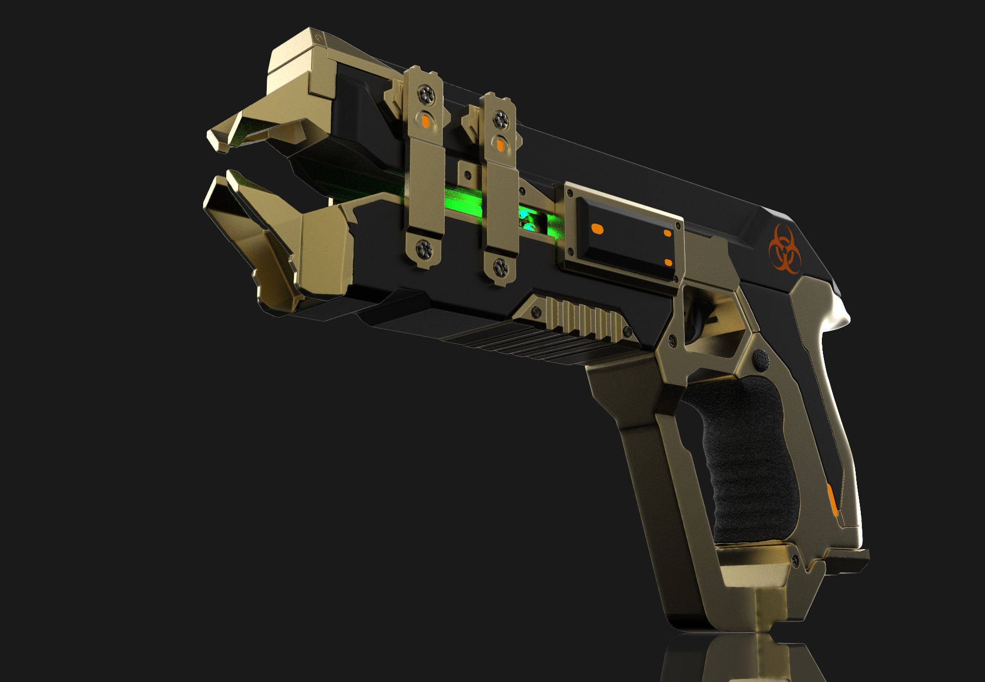 Artstation - Weapon Design - Laser Pistol