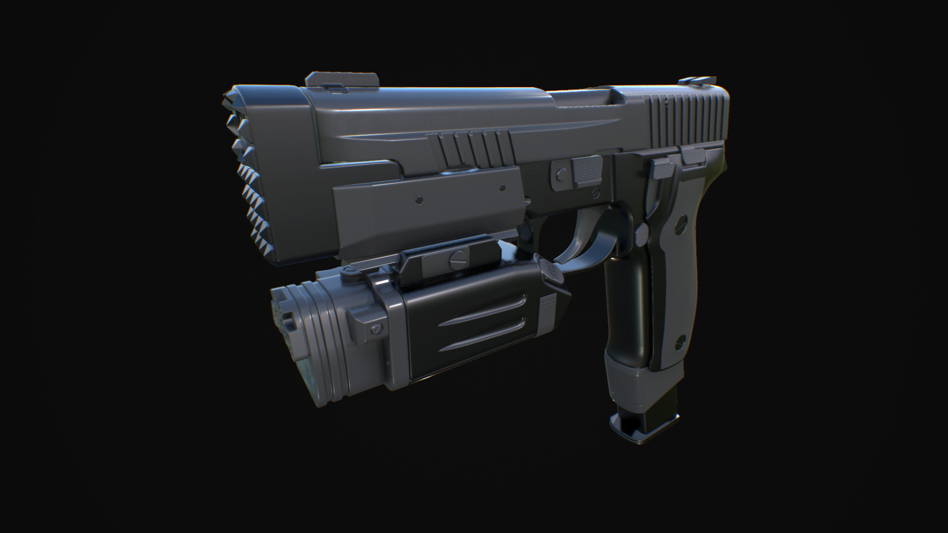 ArtStation - Sig P226 Tactical High Poly