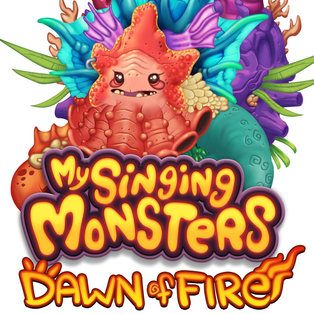 Monsters down of fire. Мои Поющие монстры Dawn of Fire. Мои Поющие монстры 2 Dawn of Fire. Поющие монстрики. My singing Monsters небожители.