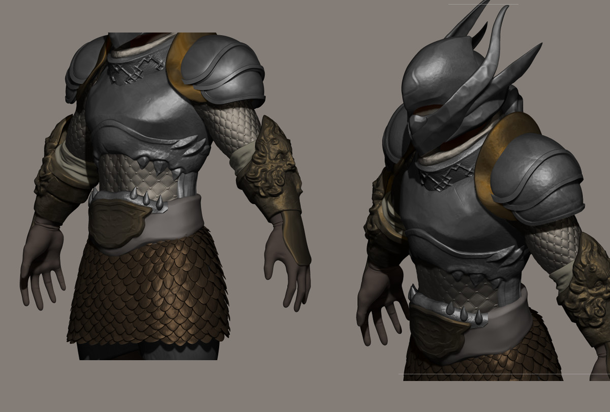 ArtStation Gargoyle Knight Sculpt