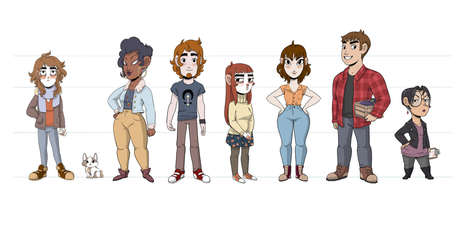 Hypochronicles character lineup