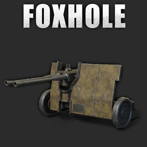 ArtStation Foxhole Field Machine Gun