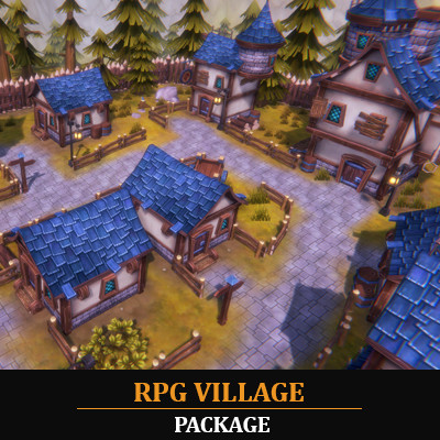 ArtStation - RPG Village