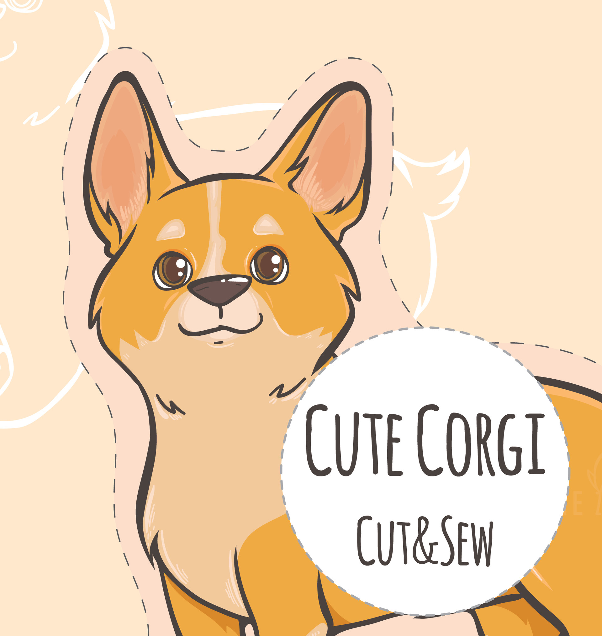 ArtStation - Corgi dog toy-pillow