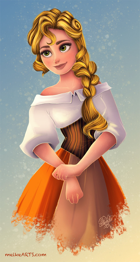 Meike Schneider - THE GOLDEN GIRL - VISUAL DEVELOPMENT