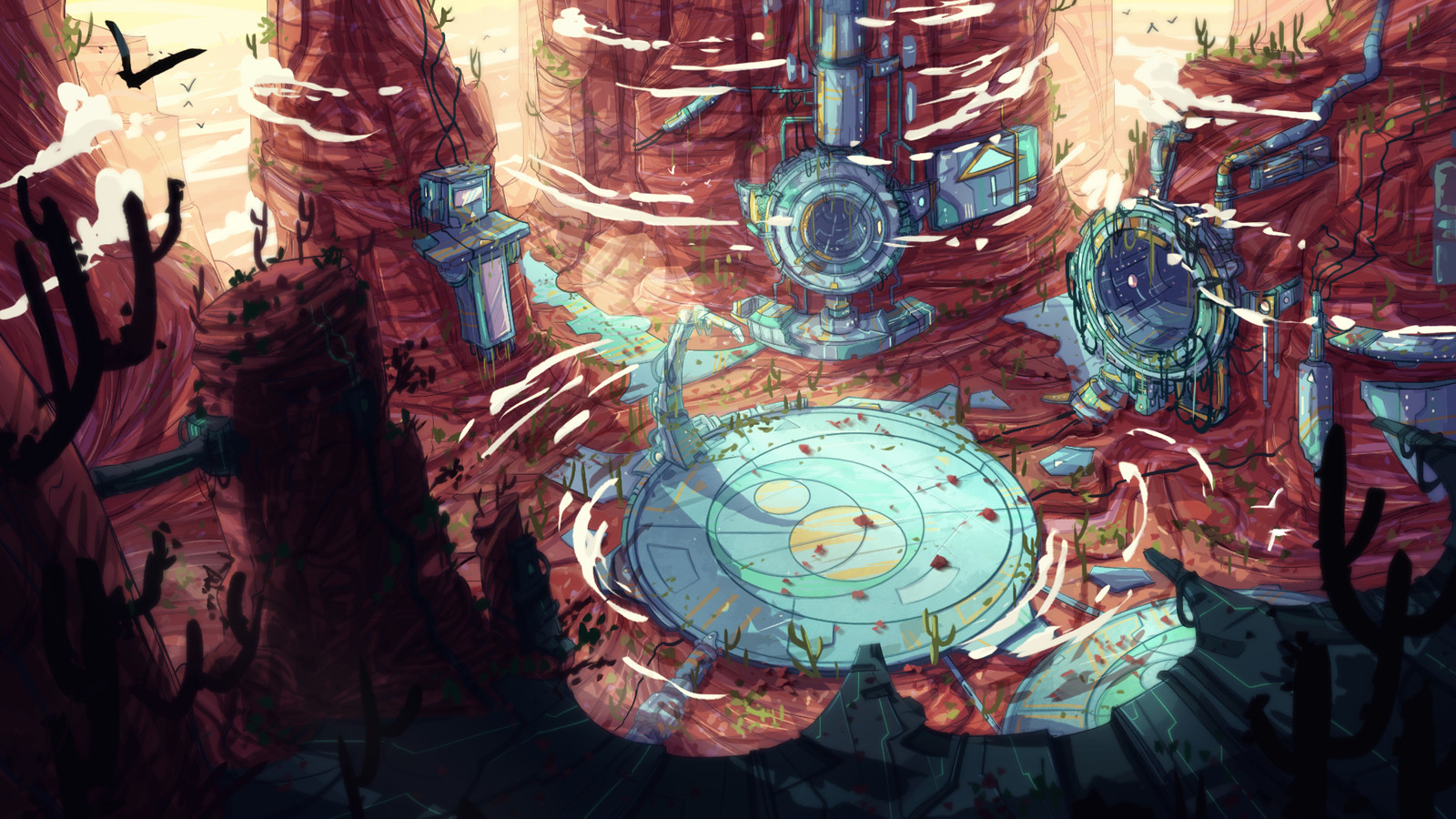Desertic & Abandoned (Transformers 2D series)