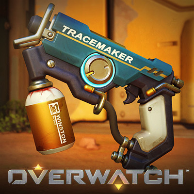 ArtStation - Overwatch 1 Year Anniversary - Graffiti Tracer