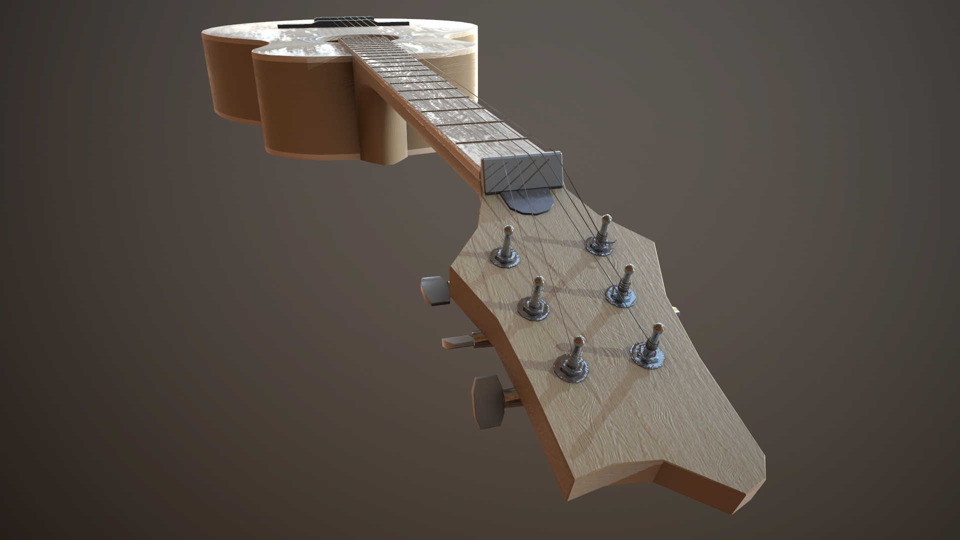 3d model guitar