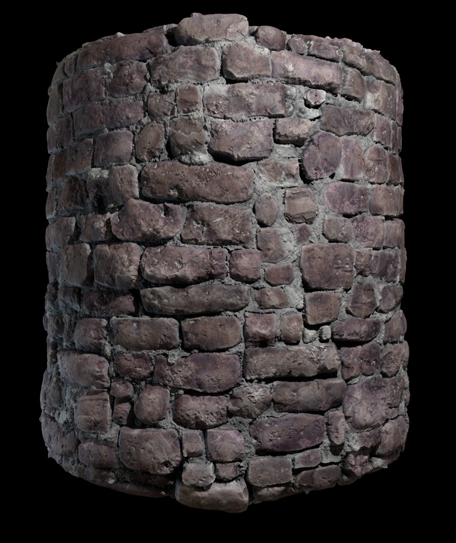 ArtStation - Brick wall quick practice