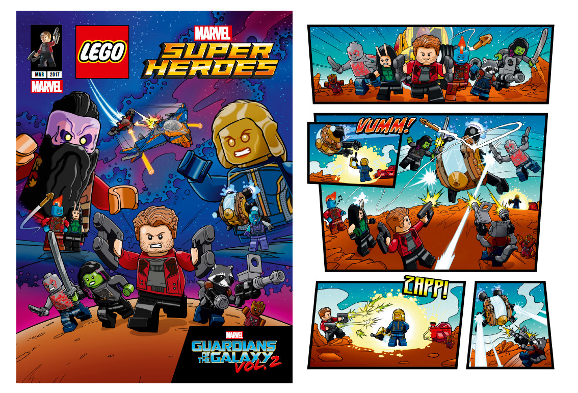 Chris Lego Marvel and DC Superheroes: Comic