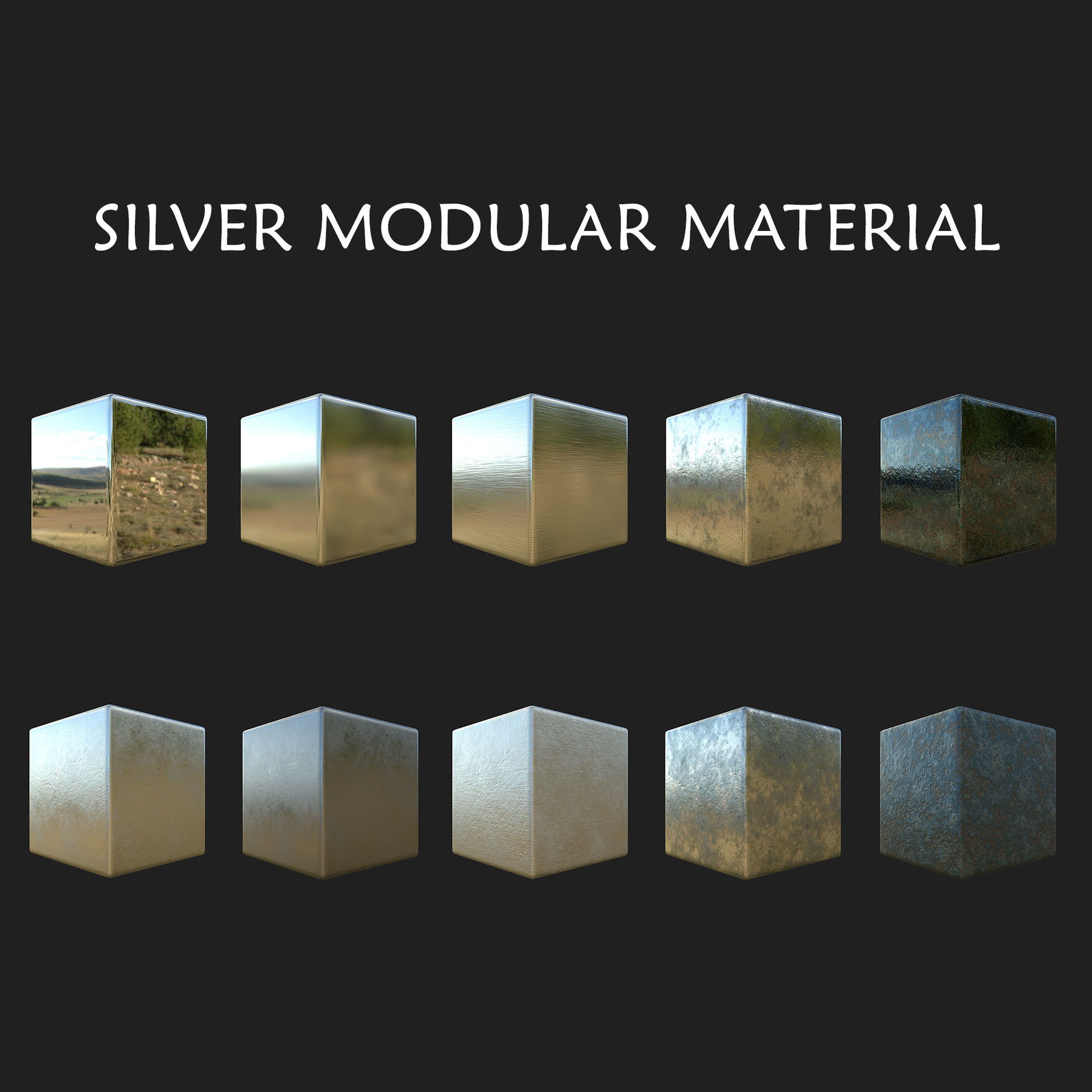 ArtStation - Blender Silver Material