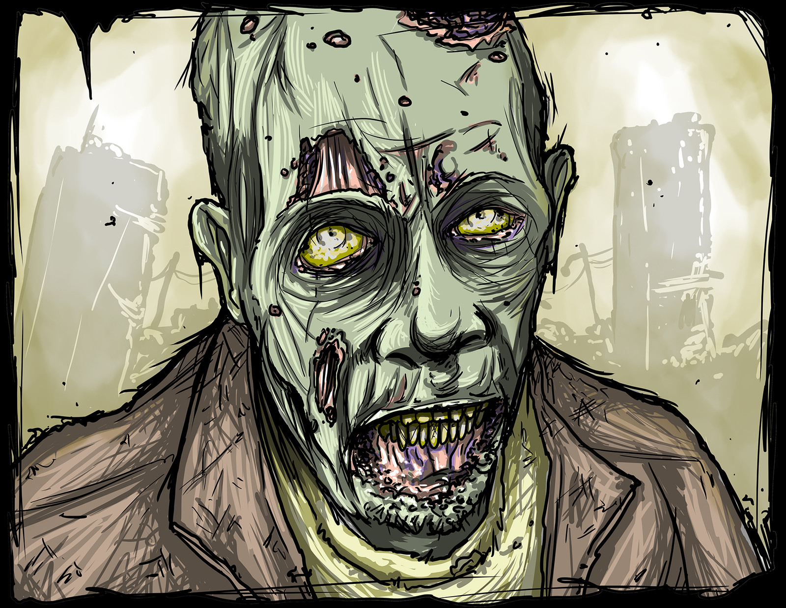 Zombie portrait - Doug