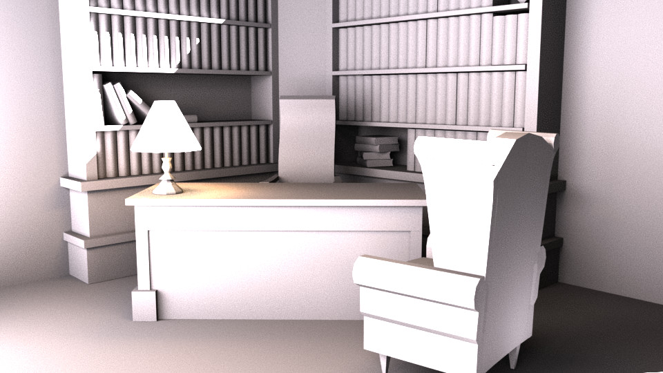 ArtStation LowPoly Office Furniture Models