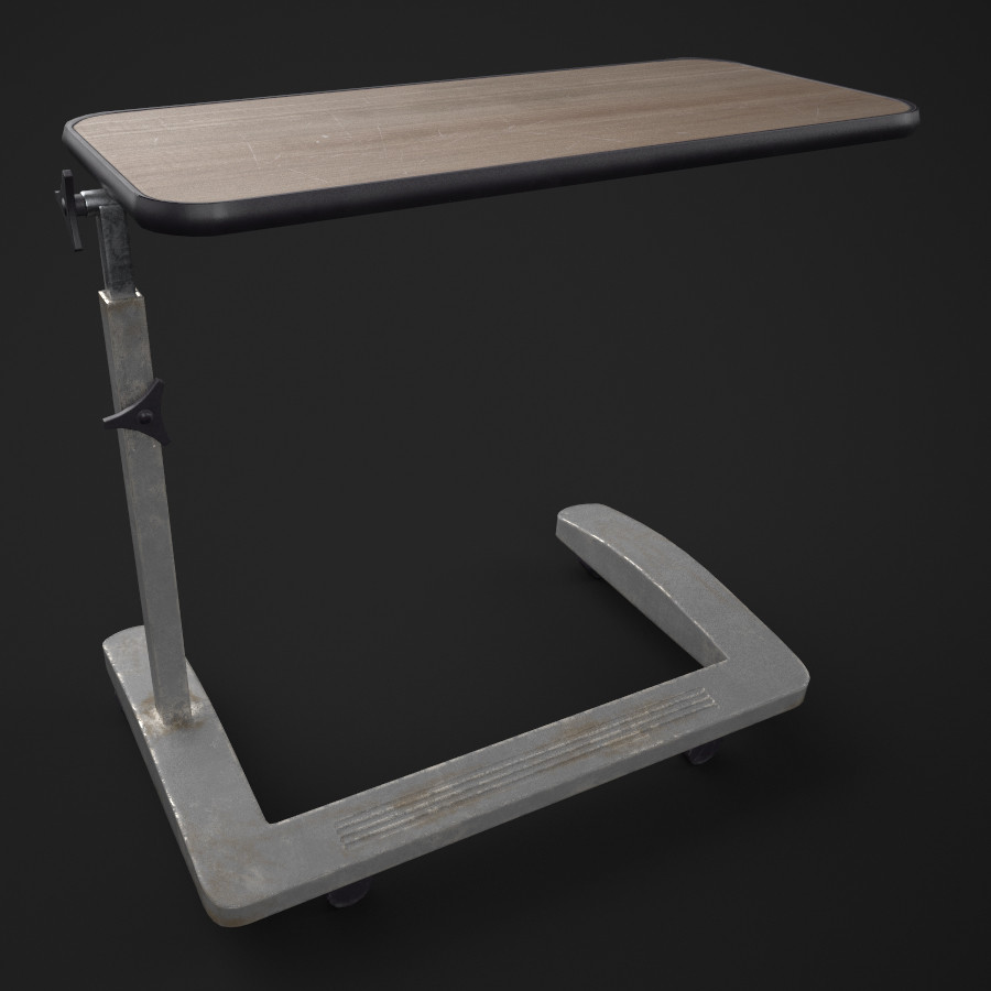 ArtStation Hospital bed cart