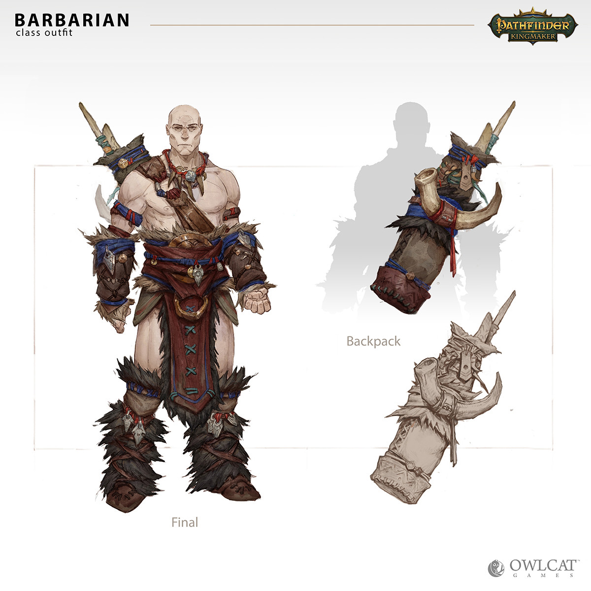 ArtStation - Barbarian class outfit.