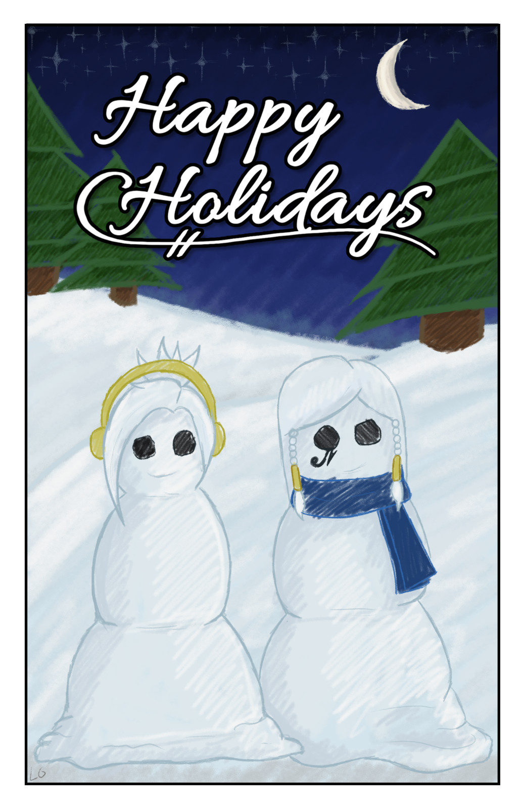 Overwatch Holiday Cards