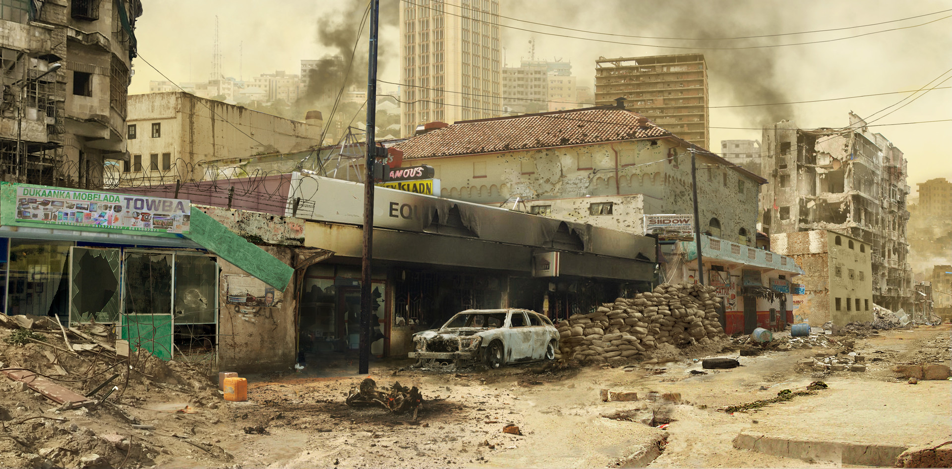 ArtStation War Torn Street