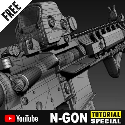 N-Gons Special - Triangles, Quads &amp; N-Gons in hard surface modeling - 3Ds Max 2017