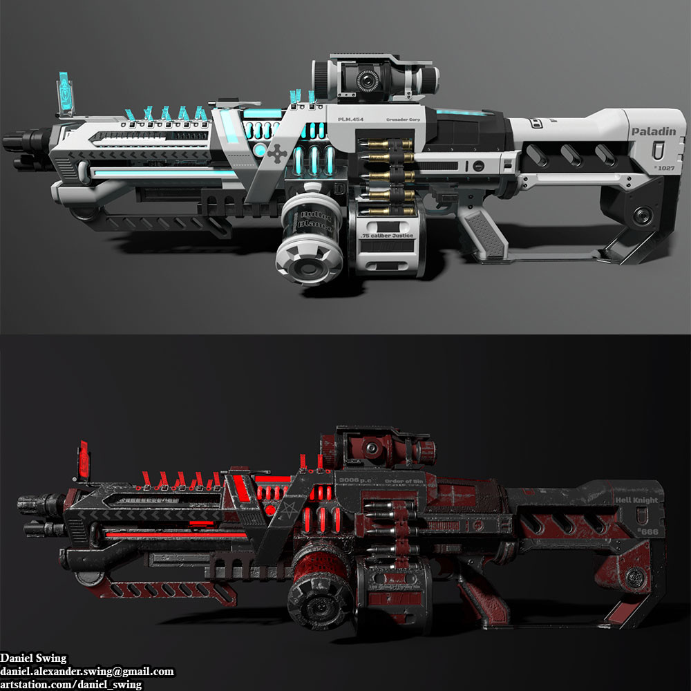 ArtStation - Science-Fantasy Sniper-Rifle