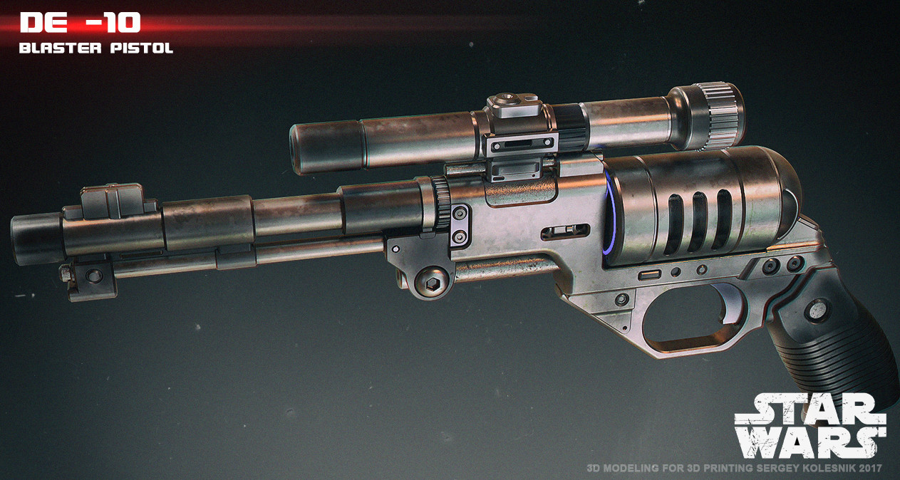 ArtStation de10 blaster pistol