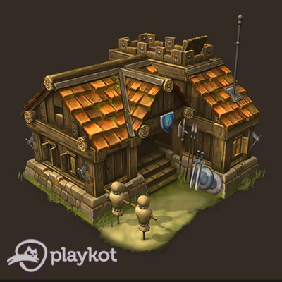 ArtStation - barracks Playkot