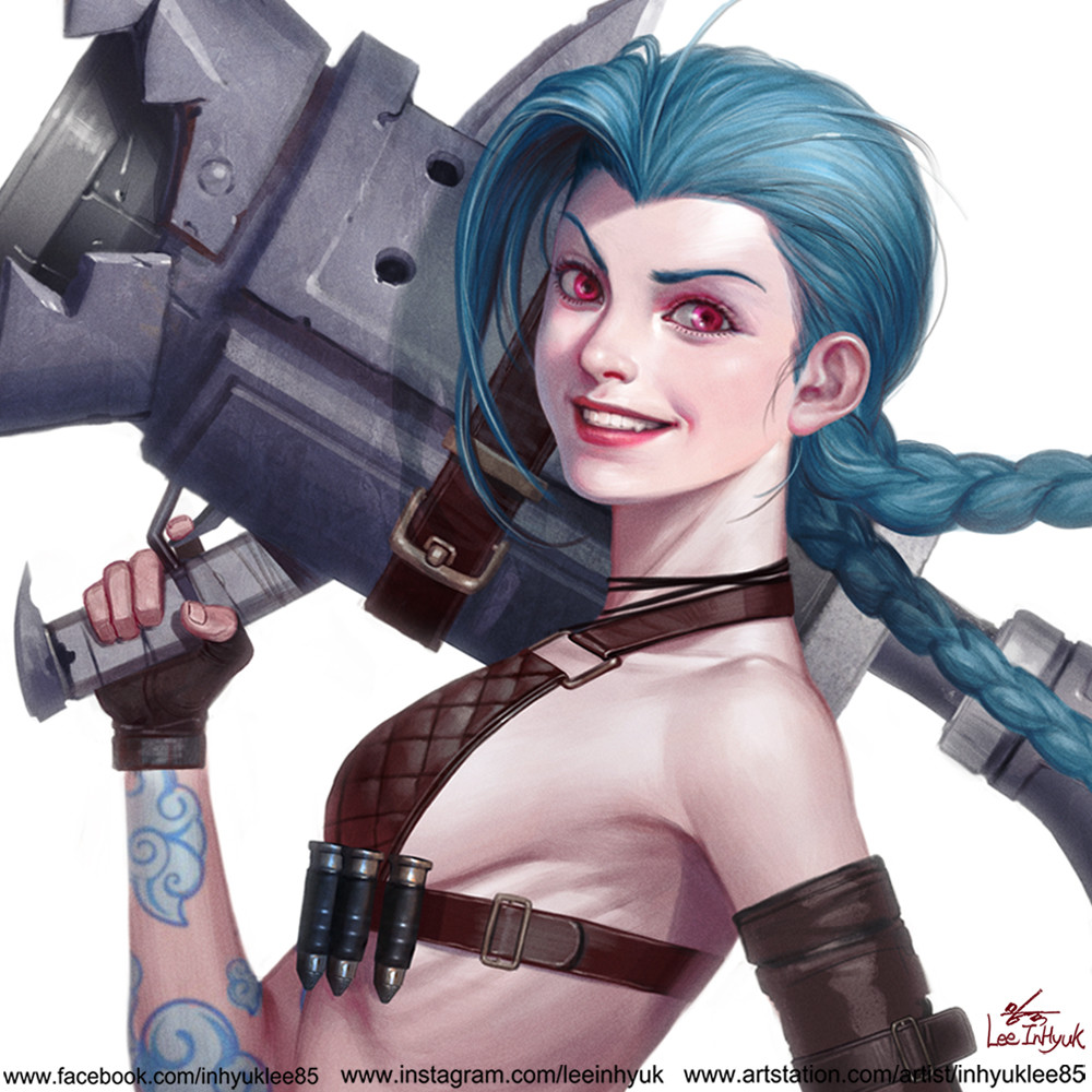 League of Legends - Jinx by InHyuk Lee #design