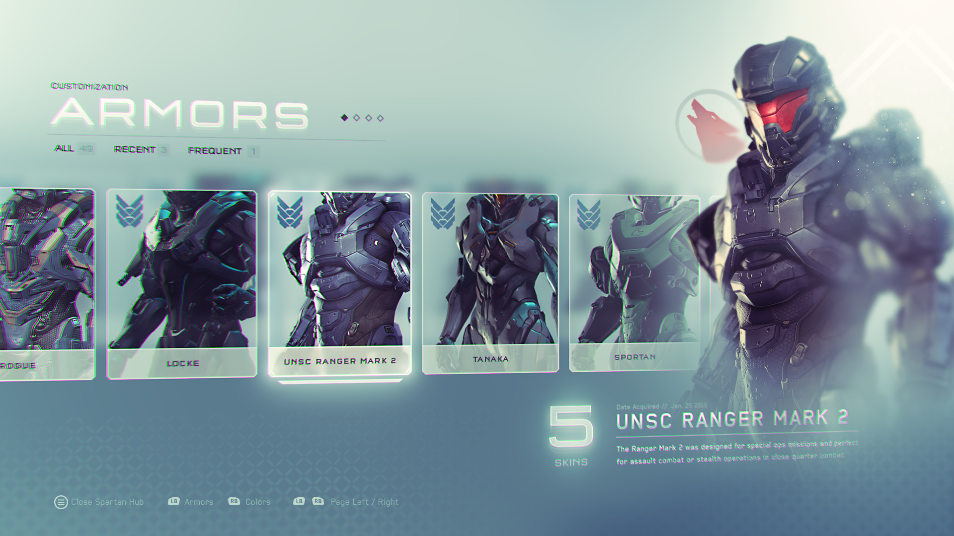 HALO 5, ALL CUSTOMIZATION OPTIONS