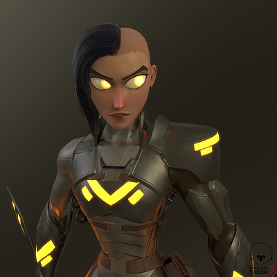 Halima - Sci-Fi Assassin - Real-Time Character