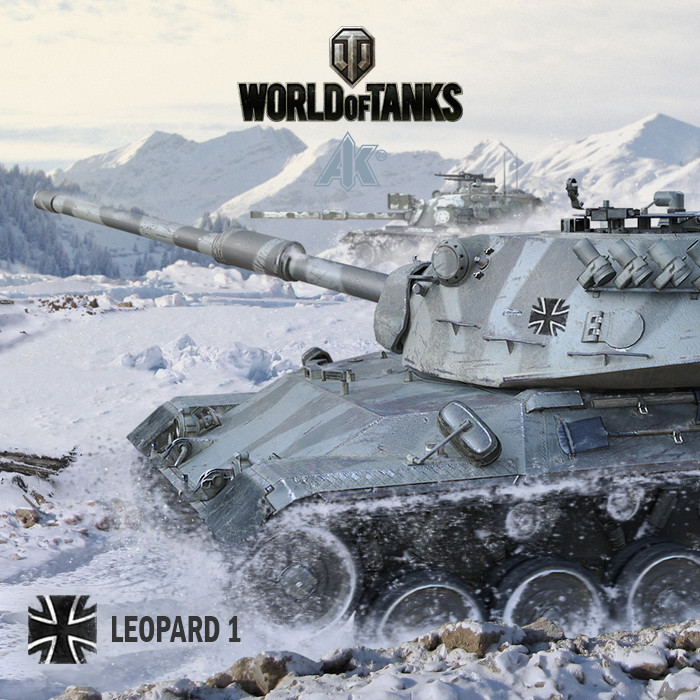 Wallpaper dark, tank, world of tanks, wot, Leopard 1 for mobile