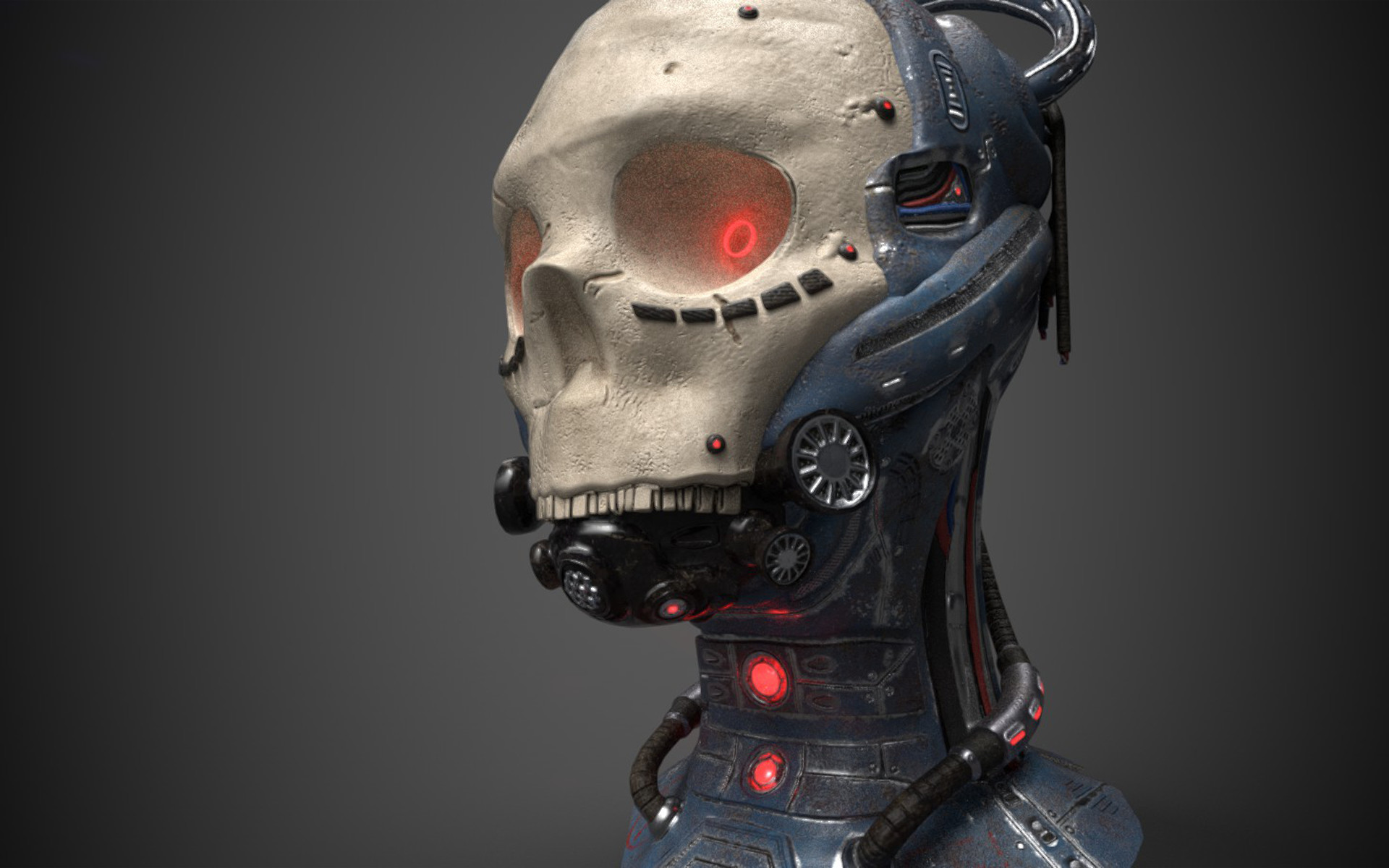 bekvemmelighed Gepard Amazon Jungle ArtStation - Robotic Skull