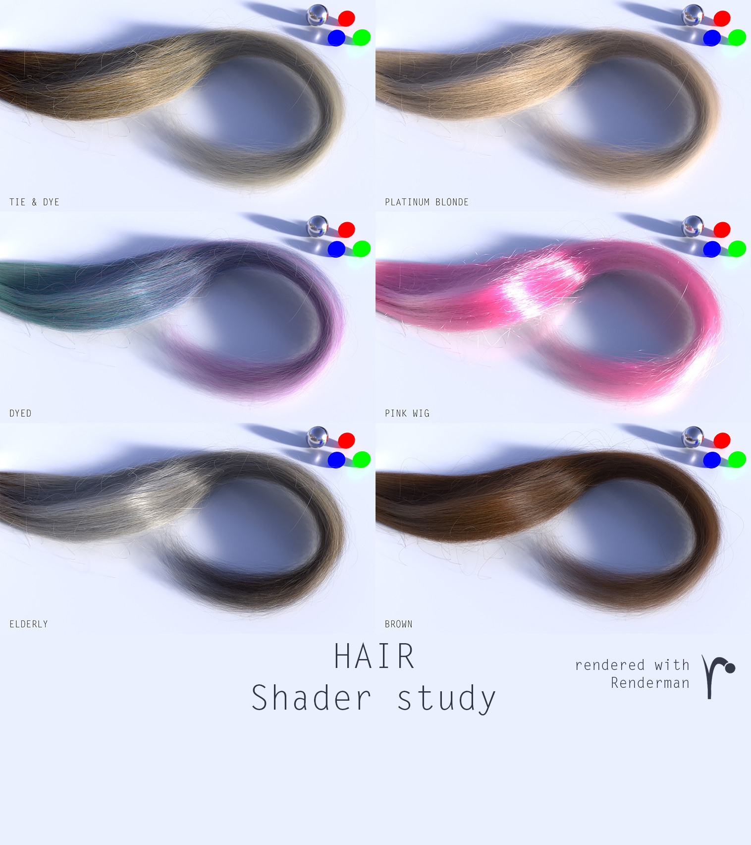 Artstation - Hair - Shader Study