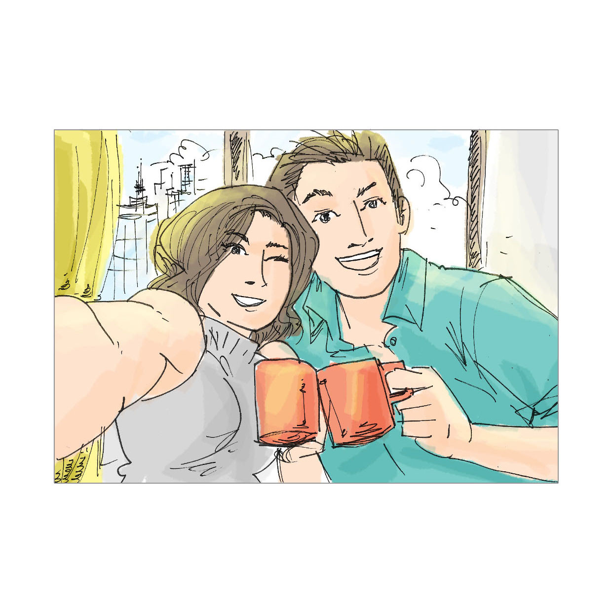 "Nescafe For Two" storyboards (McCann Worldgroup)