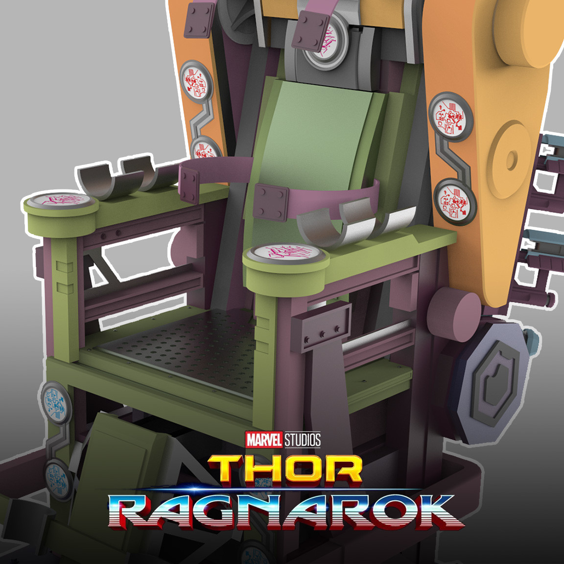 Artstation Thor Ragnarok Prisoner Processing Chair