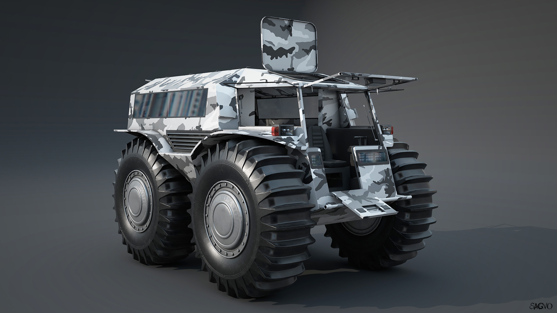 ArtStation - All Terrain Vehicle