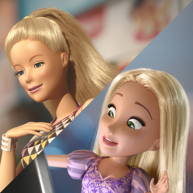 Barbie, Princesse Raiponce 🎨