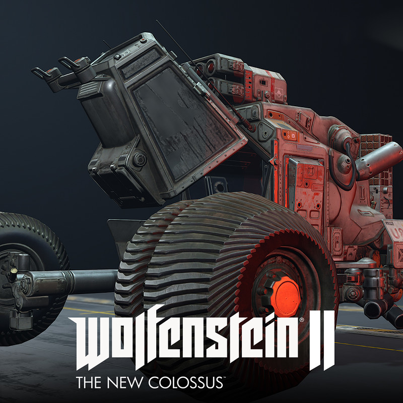 Wolfenstein II: Venus Buggy LowPoly