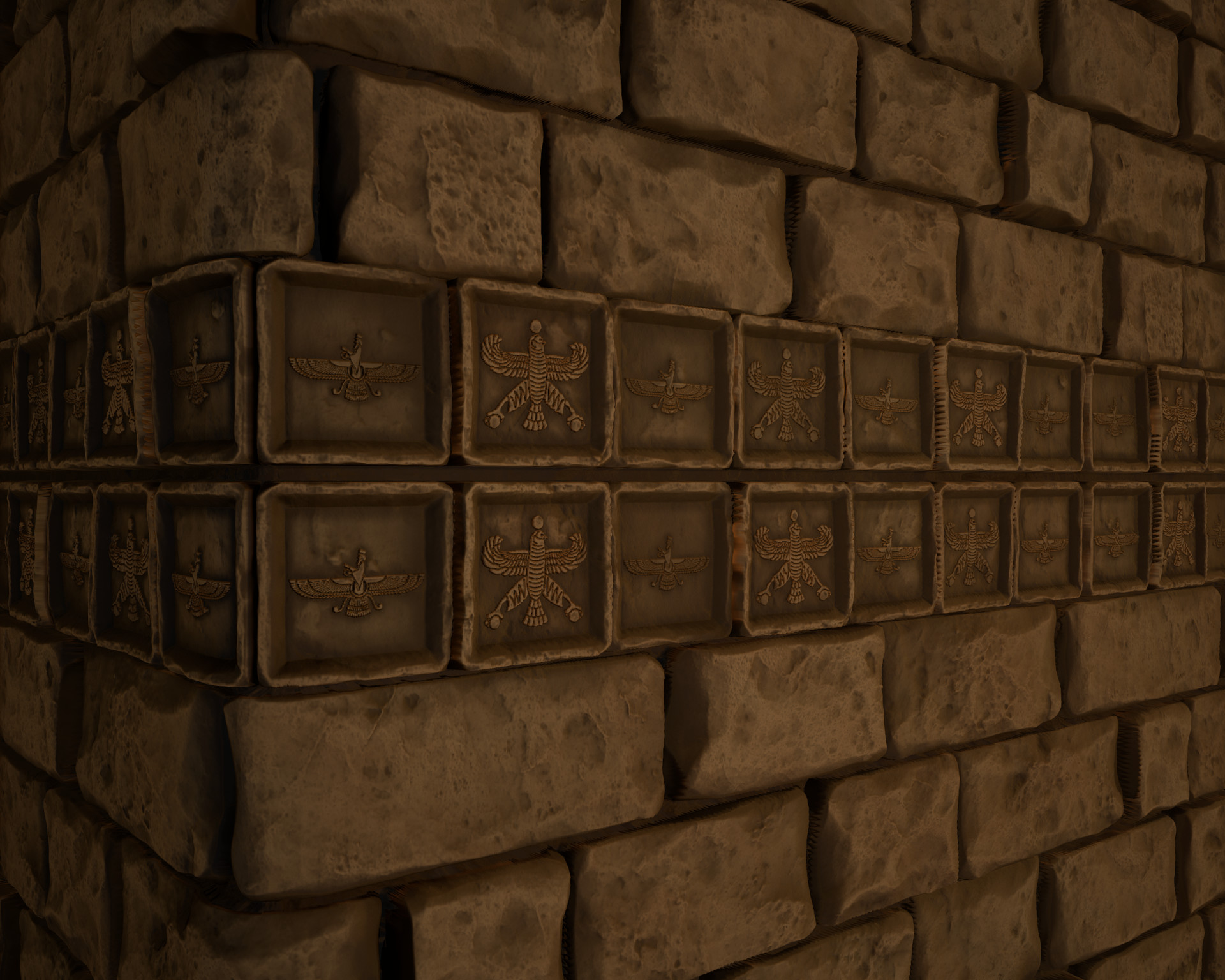 ArtStation - Persian Wall Material - Achaemenid Empire Style