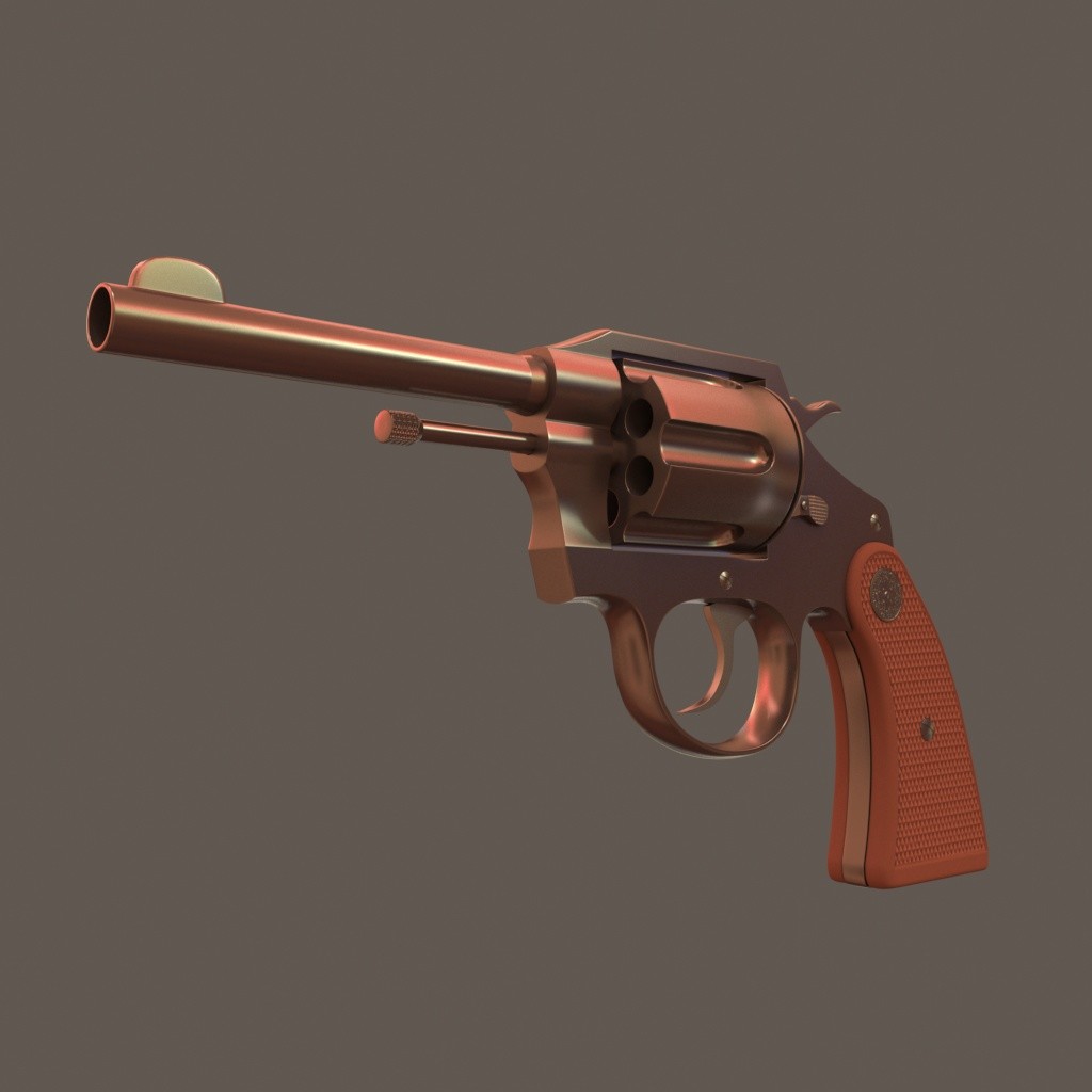 ArtStation - Colt Revolver