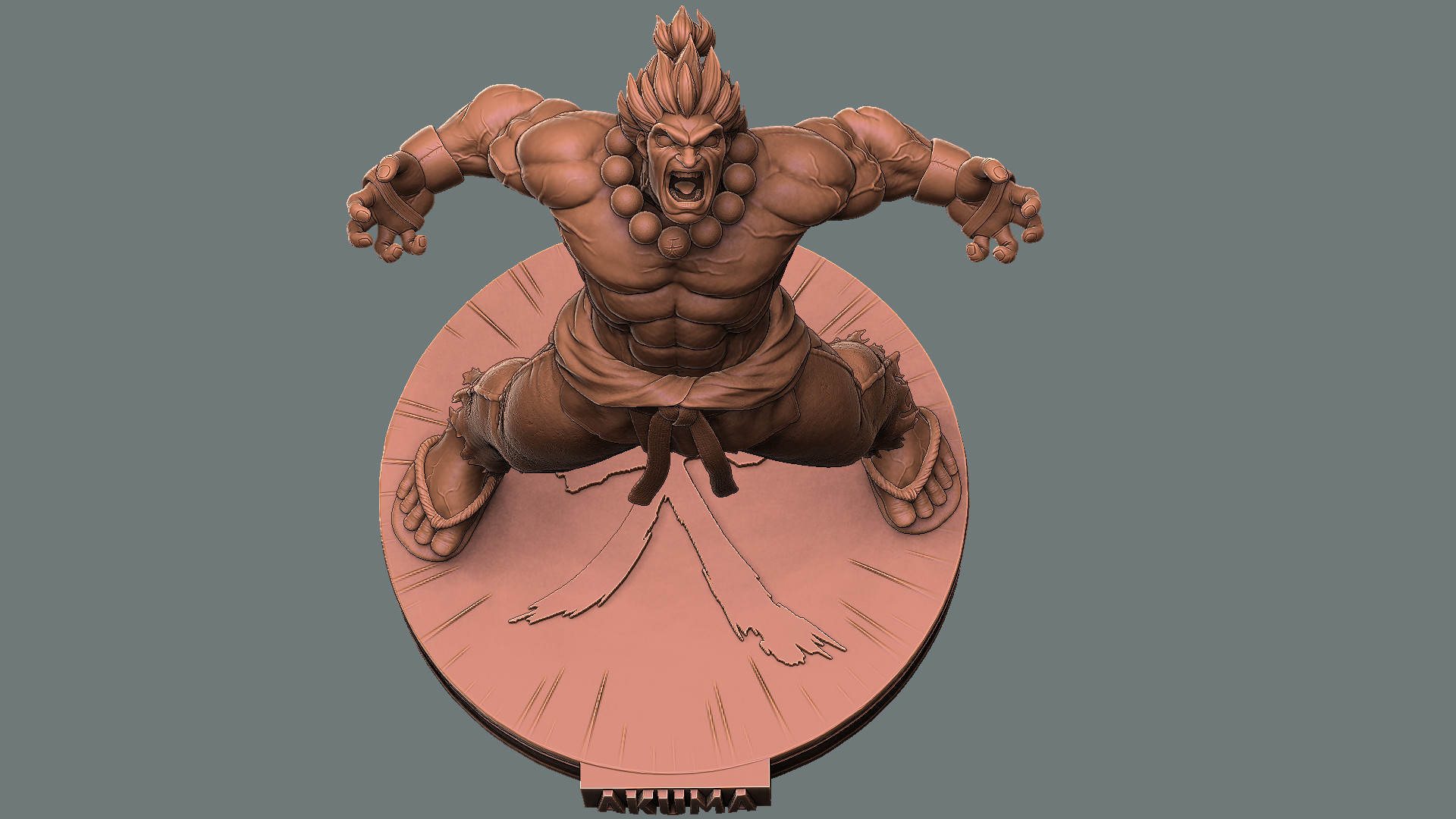 Street Fighter Akuma 3D Stl