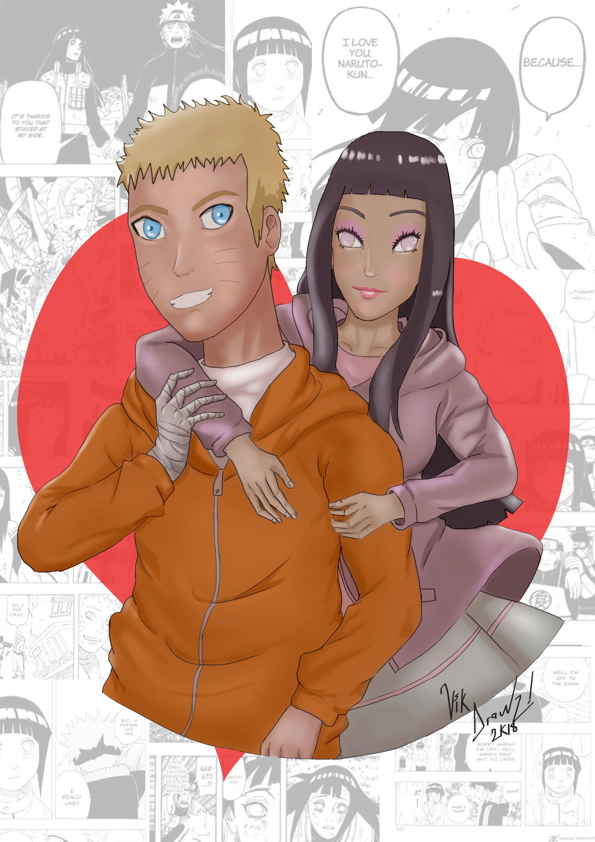 ArtStation - Naruto x Hianata fanart (Anime Naruto)