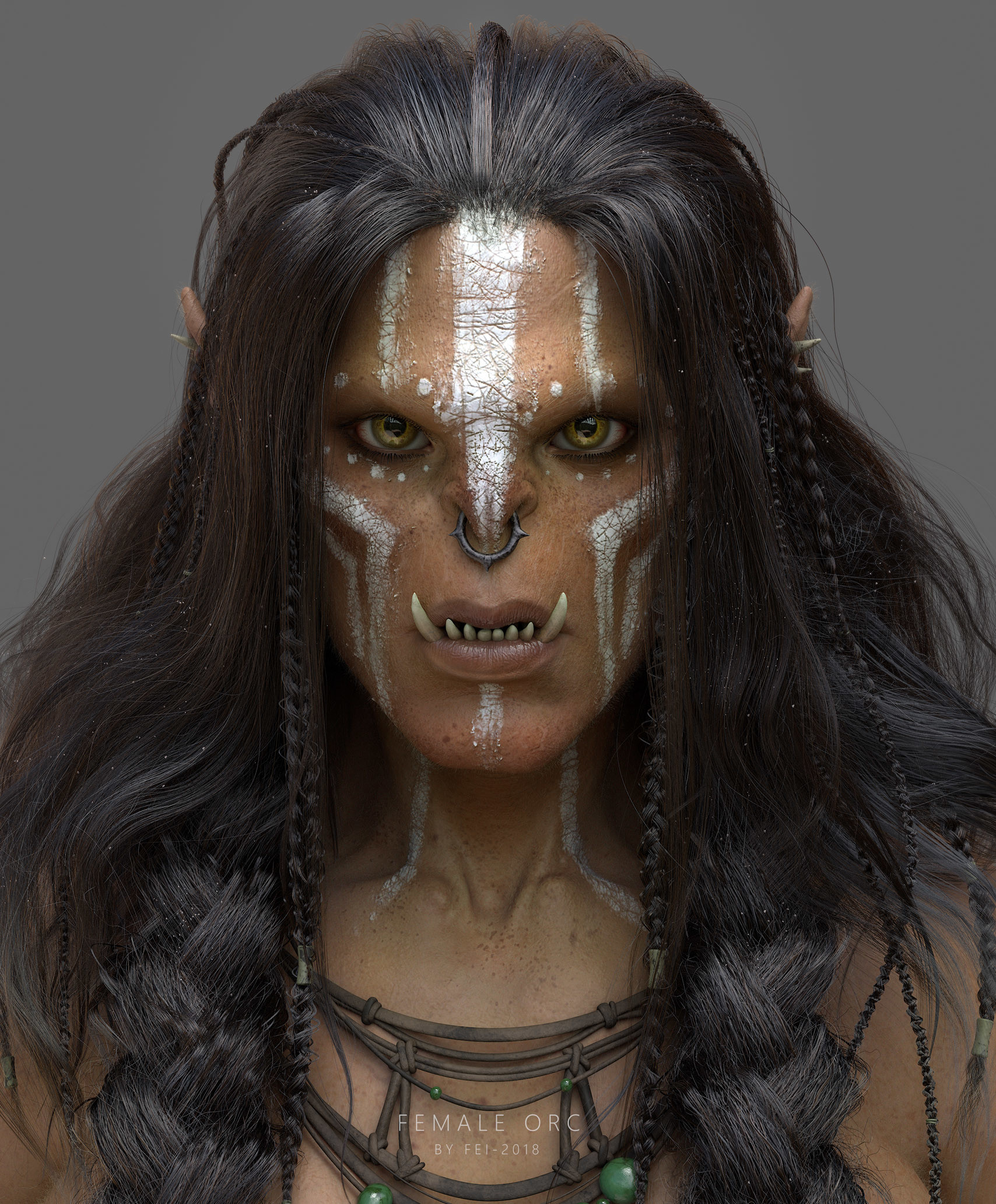 Female orc, fei huang.