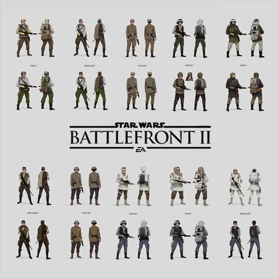 Sigurd Fernstrom Trooper Designs For Star Wars Battlefront Ii