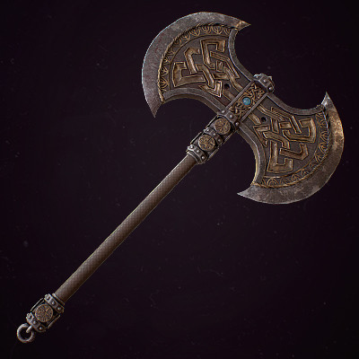 ArtStation - Warhammer online 'Dwarf Axe': Fan art