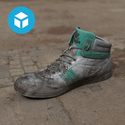 Dirty Worn Shoes: Sketchfab Texturing Challenge Entry