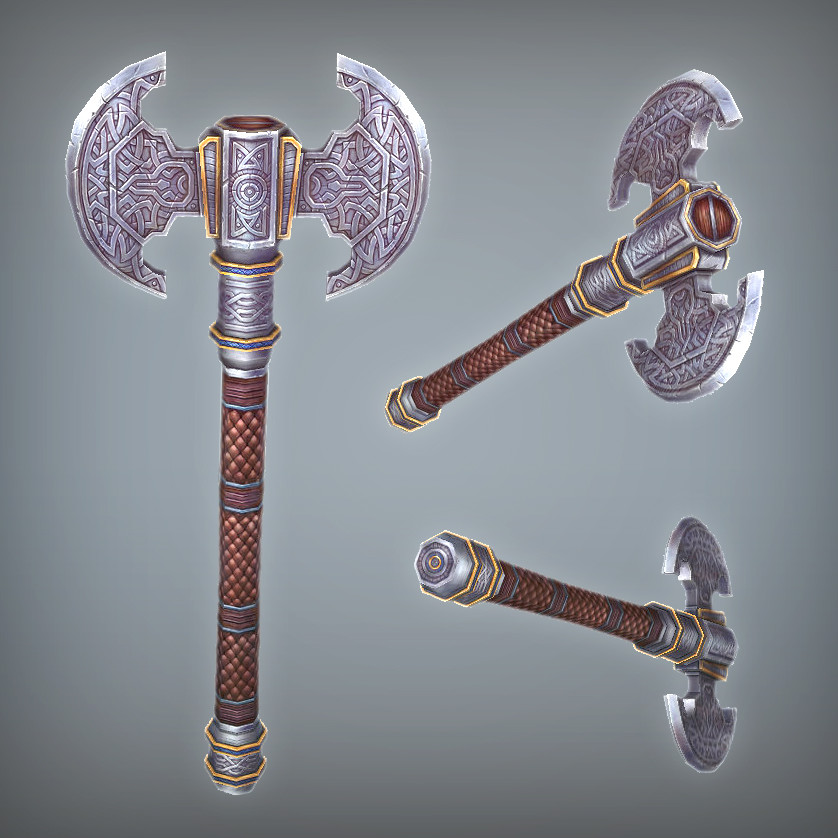 Artstation - Low Poly Axe