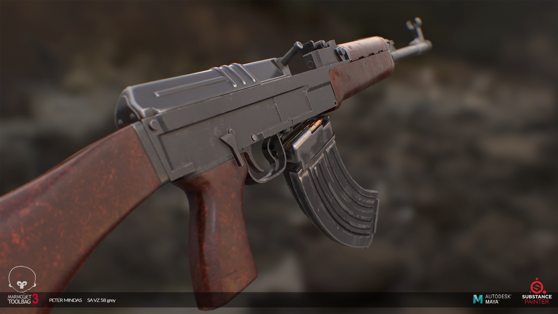 Artstation Sa Vz 58 Grey Peter Mindas