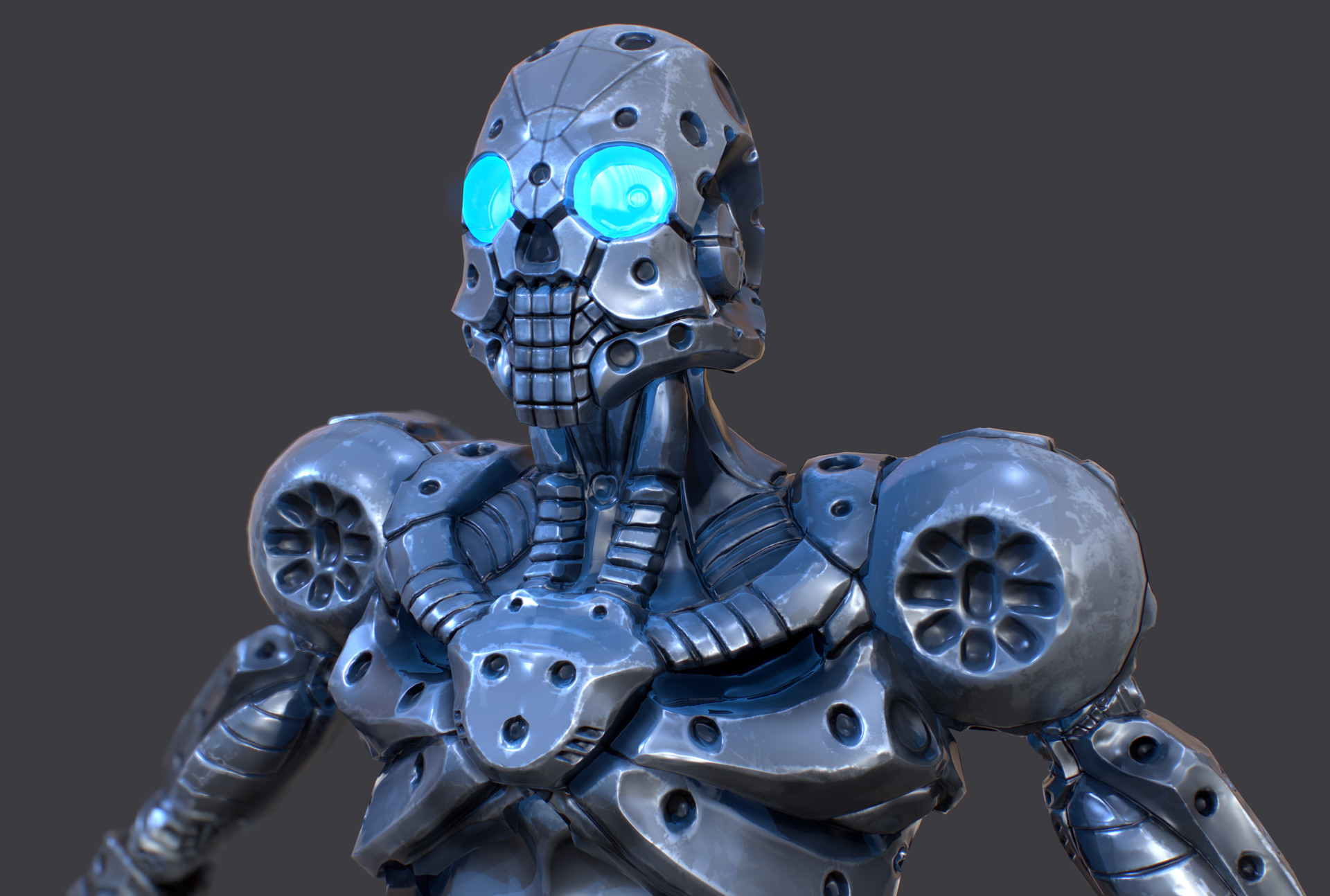 skeleton robot toy