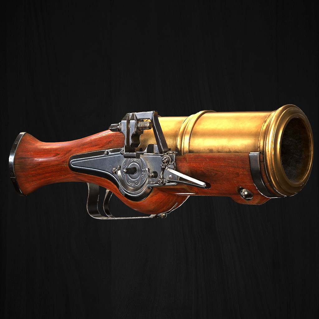 ArtStation - Wheellock Hand Mortar